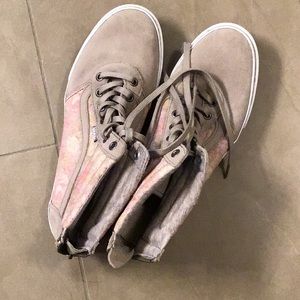 Vans high tops, only worn once